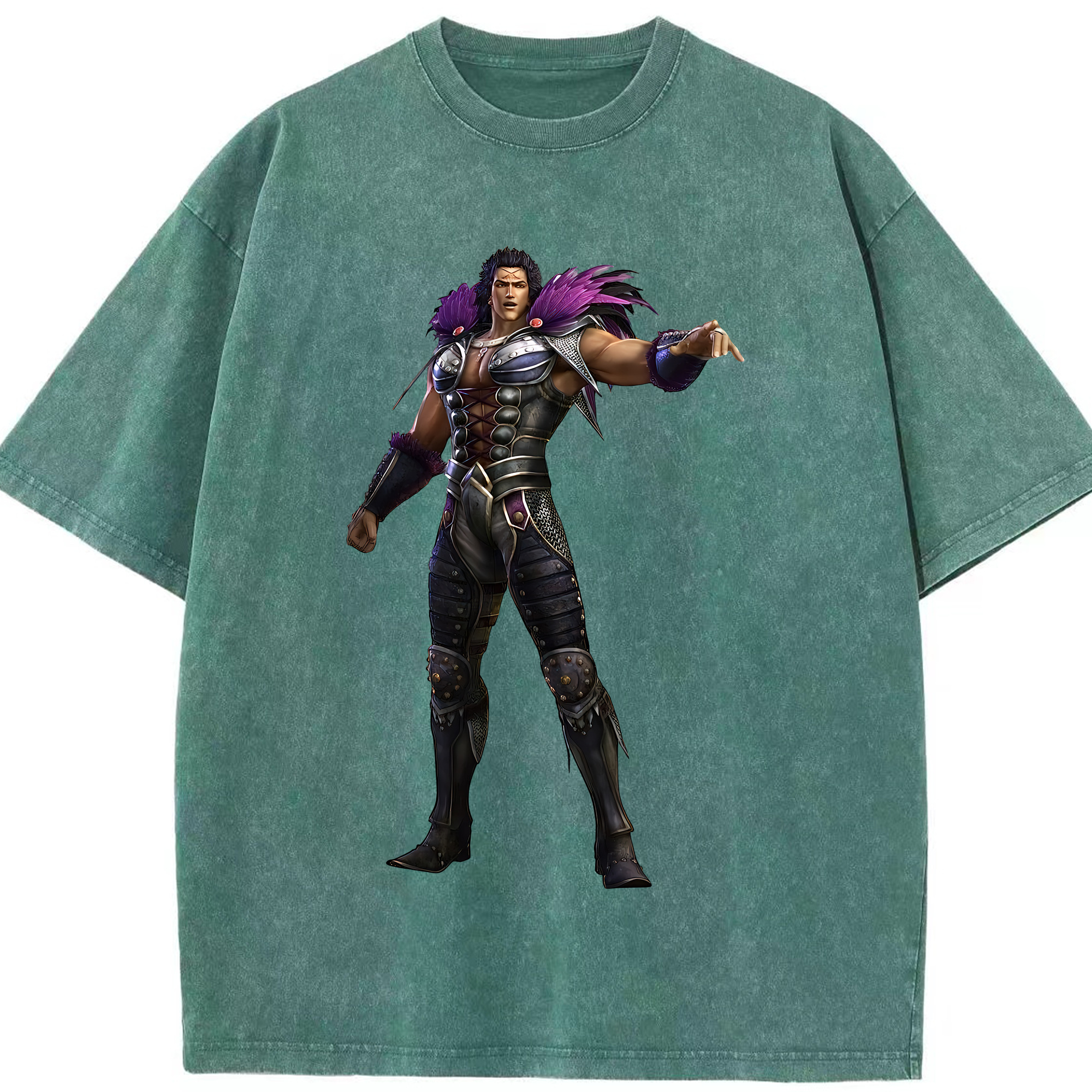 （画像用） 北斗の拳 Fist of the North Star 綿100% ヴィンテージ風 半袖Tシャツ（フロントプリント）